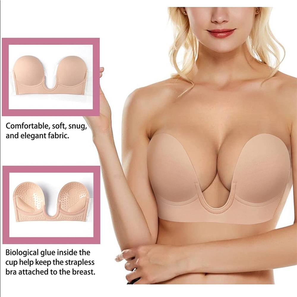 Backless sticky bra 2XL E